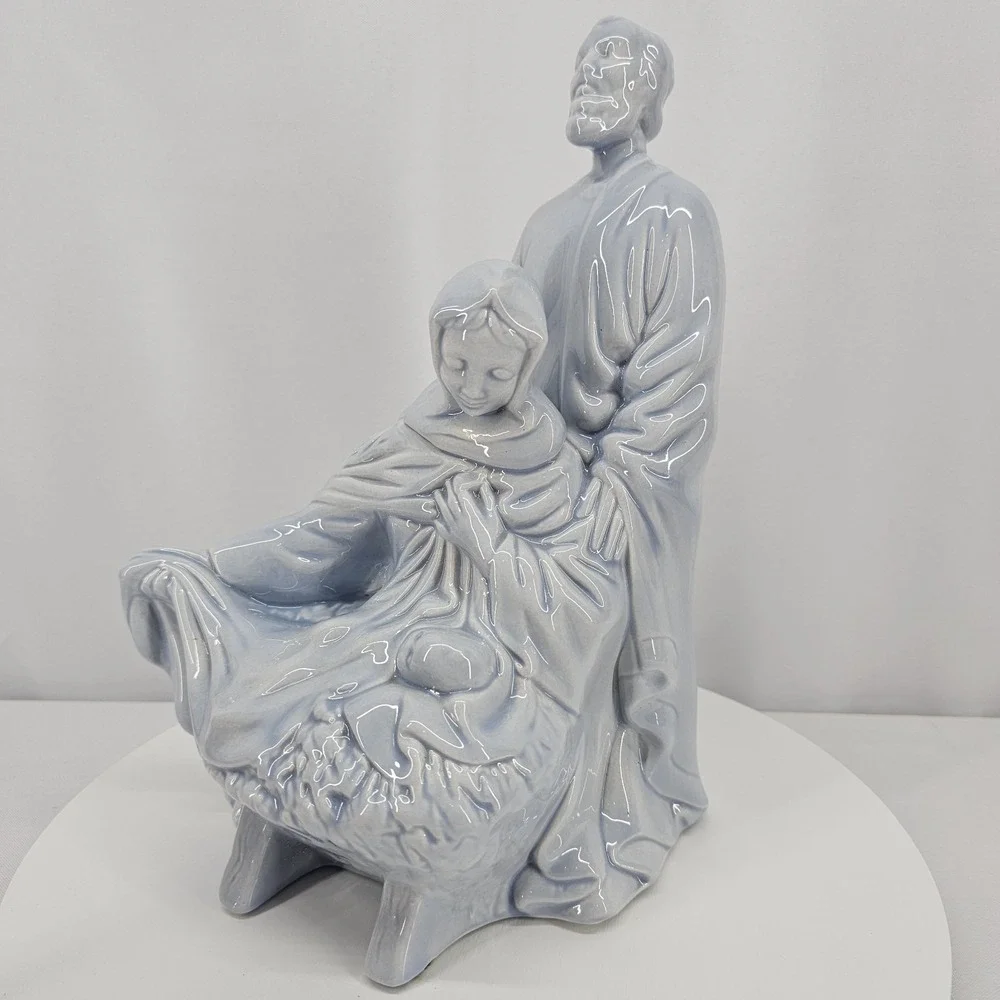 Vintage Atlantic‎ Mold Nativity Holy Family Jesus Mary Joseph Christmas